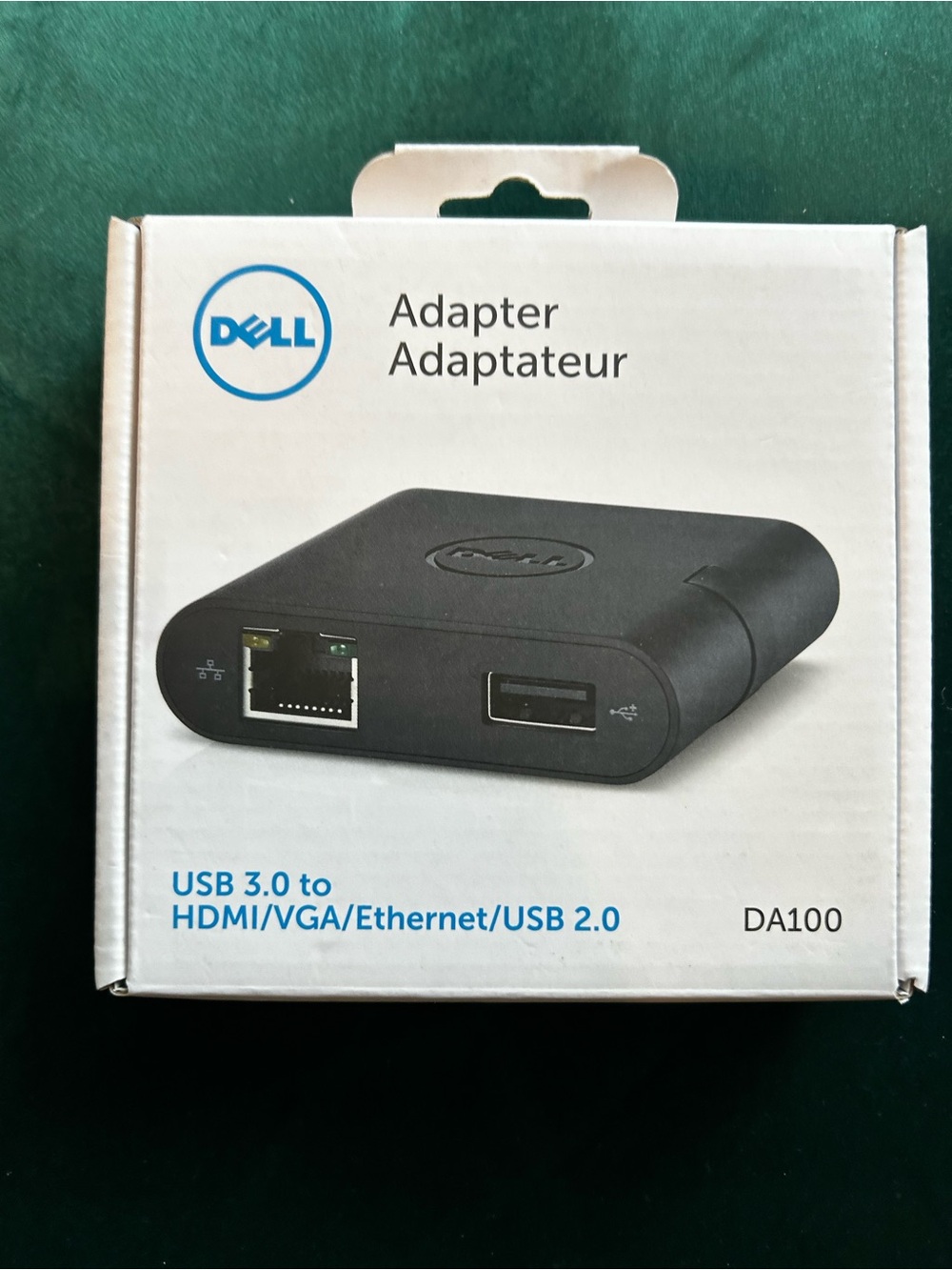 Dell USB 3.0 to HDMI/VGA/Ethernet/USB 2.0 adapter